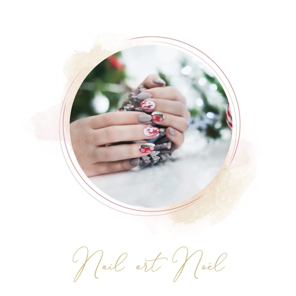 Nail art noel