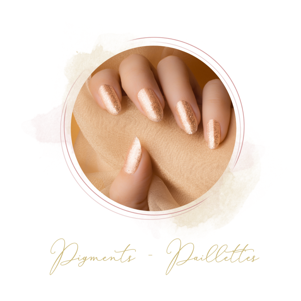 Pigments et paillettes